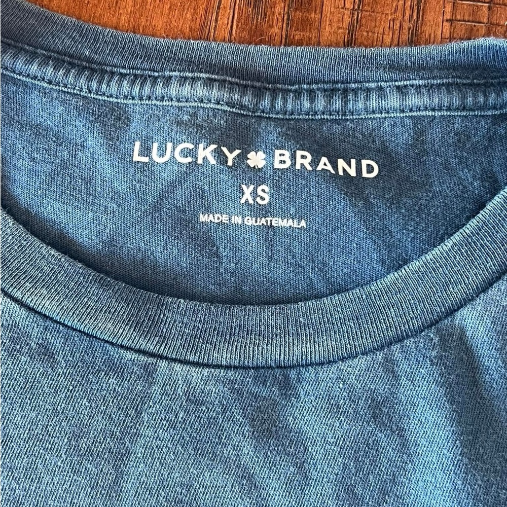 Women's Lucky Brand Skull Tshirt XS Cotton - Picture 7 of 8